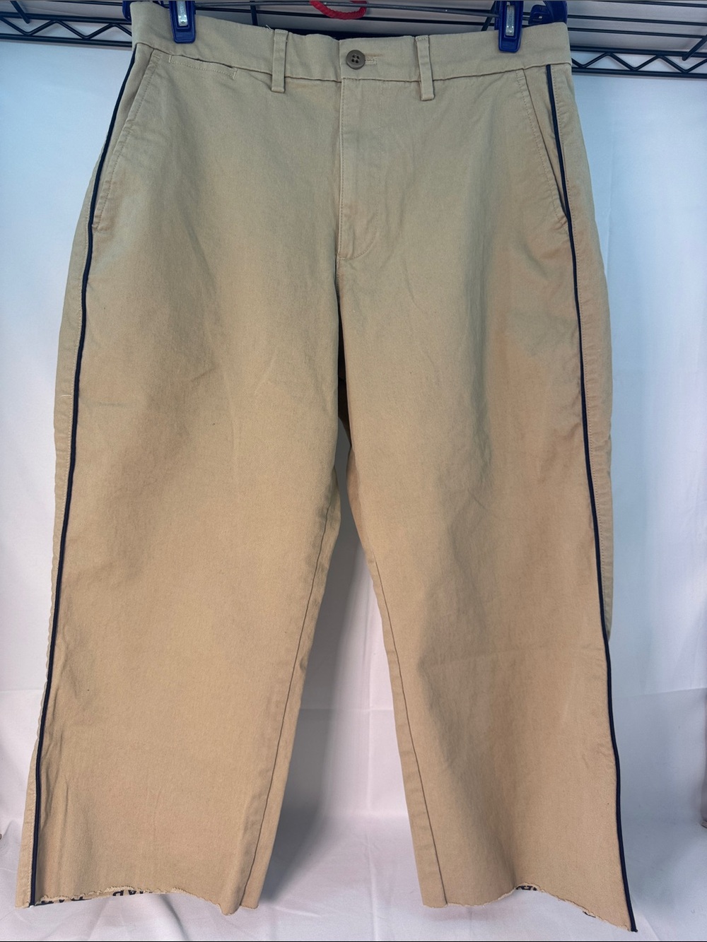 Gap x Dap Harlem Mens 32 x 30 Loose Fit Khakis Dapper Dan Cuff Y2K 90s, Preppy